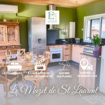 Le Mazet De St Laurent - 4 Personnes - Idealement Situe